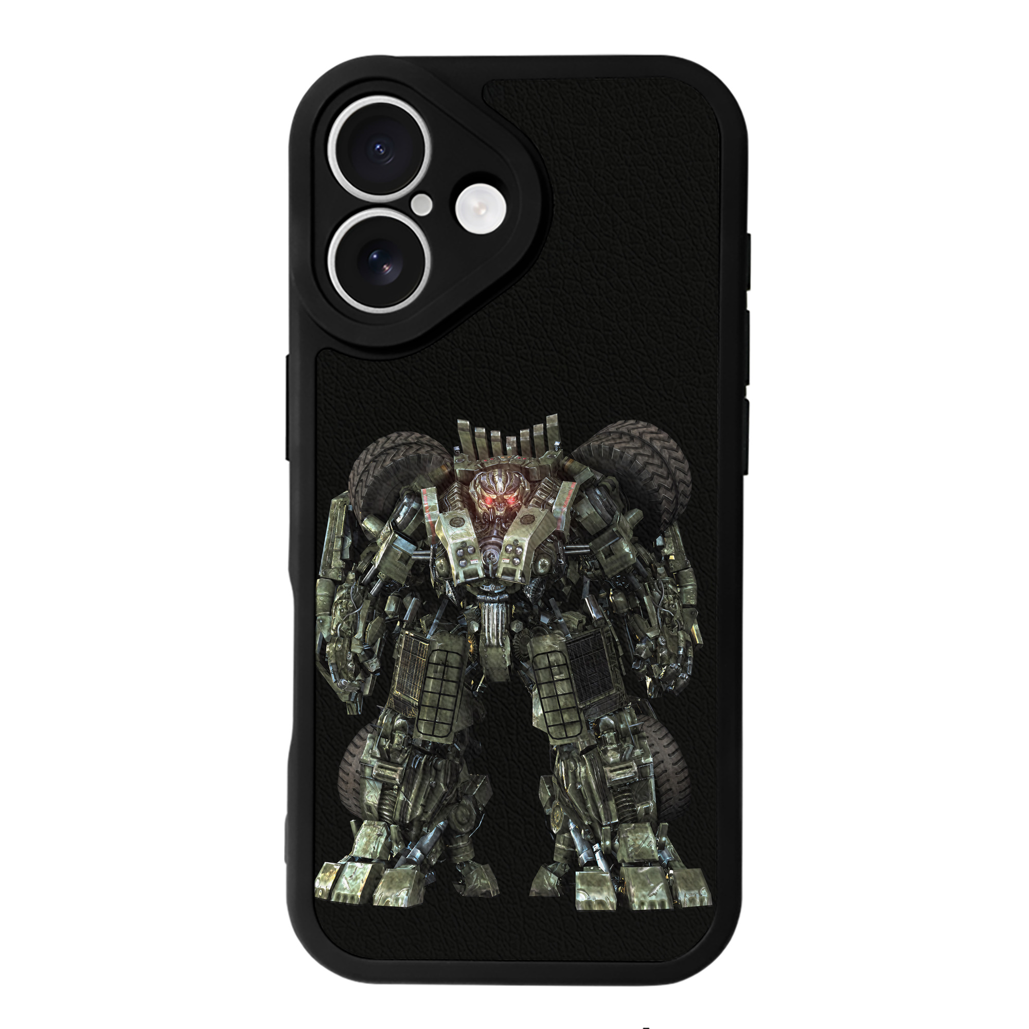 （画像用） Transformers トランスフォーマー 【iPhone 16シリーズ対応】シリコンスマホケース（レザー調） 材質：シリコン